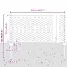 Žogu Stabi 5 Gab. U-Veida 60 Cm Galvanizēts Tērauds Vidaxl
