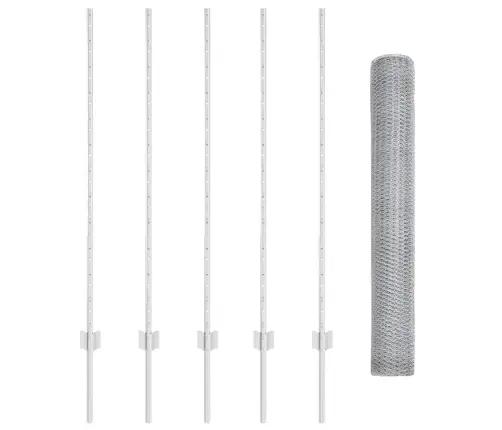 Tvora Ir Stulpas Sidabro 1,2 X 10 M Plienas