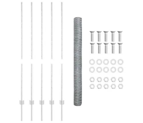 Aed Ja Post Hõbedane 1,4 X 10 M Teras