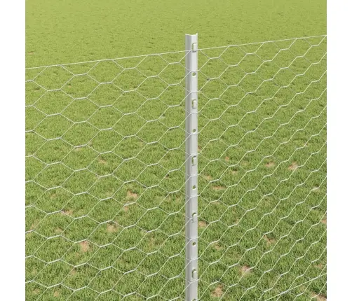 Žogu Stabi 10 Gab. U-Kanāls 150 Cm Cinkots Tērauds Vidaxl