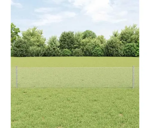 Tvora Su Stulpais Sidabro 0,4 X 25 M Plienas