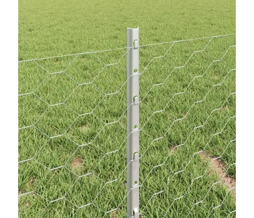 Žoga Stabi 11 Gab. U-Kanāls 40 Cm Galvanizēts Tērauds Vidaxl