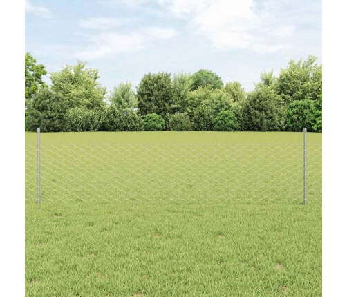 Tvora Su Stulpais Sidabro 0.5 X 25 M Plienas