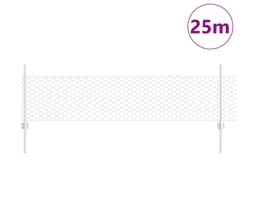 Tvora Su Stulpais Sidabro 0.5 X 25 M Plienas