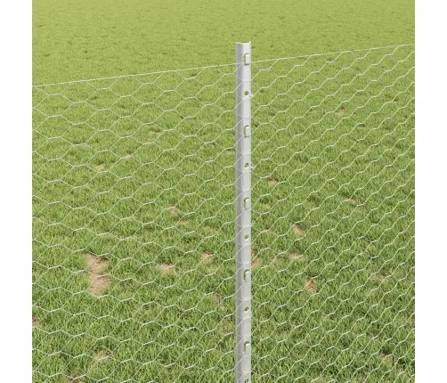 Dārza Žogu Komplekts 2 Gab. Cinkota Tērauda Vidaxl