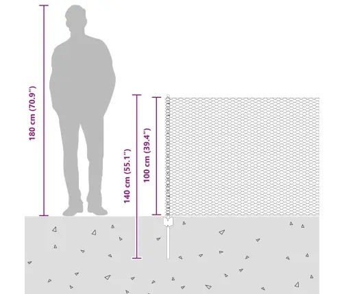 Dārza Žogu Komplekts 2 Gab. Cinkota Tērauda Vidaxl