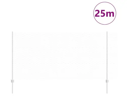 Dārza Žogu Komplekts 2 Gab. Galvanizēts Tērauds 25 X 1.2 M Vidaxl