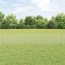Žogs Ar Stabiem. Sudraba 0.4 X 50 M Tērauds Vidaxl