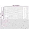 Žoga Stabi 11 Gab. U-Kanāls 80 Cm Galvanizēts Tērauds Vidaxl