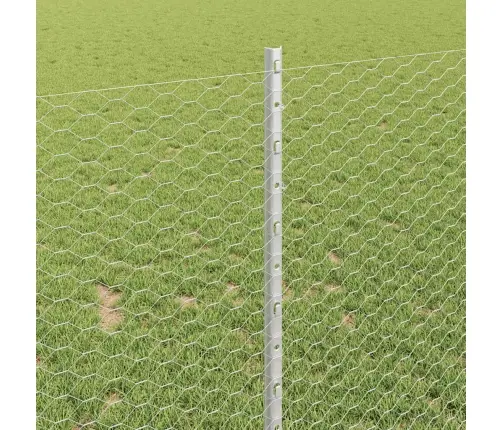 Tvora Su Stulpais Sidabro 1 X 50 M Plienas