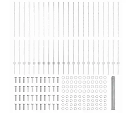 Tvora Ir Stulpas Sidabro 1,4 X 50 M Plienas