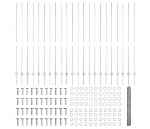 Žoga Stabi 22 Gab. U-Kanāls 160 Cm Cinkots Tērauds Vidaxl