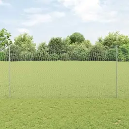Aed Koos Postidega Hõbedane 1.6 X 50 M Teras