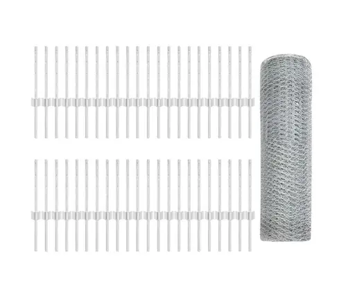 Žoga Stabi 11 Gab. U-Kanāls 40 Cm Cinkota Tērauda Vidaxl