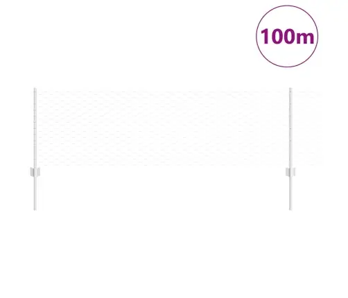 Tvora Su Stulpais Sidabro 0.6 X 100 M Plienas