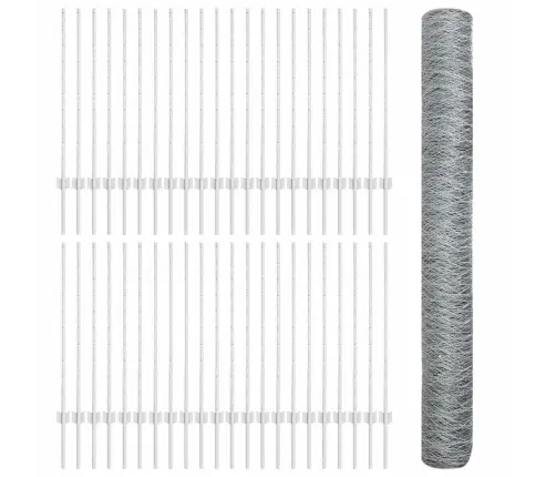 Žoga Stabi 22 Gab. U-Kanāls 100 Cm Cinkots Tērauds Vidaxl