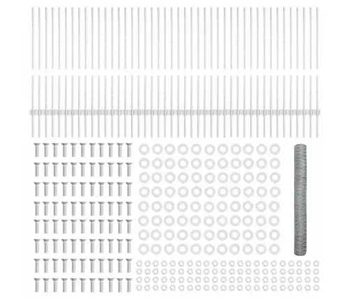 Žoga Stabi 22 Gab. U-Kanāls 100 Cm Cinkots Tērauds Vidaxl