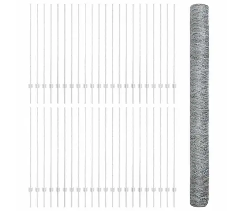 Žoga Stabi 22 Gab U-Kanāls 140 Cm Galvanizēta Tērauda Vidaxl