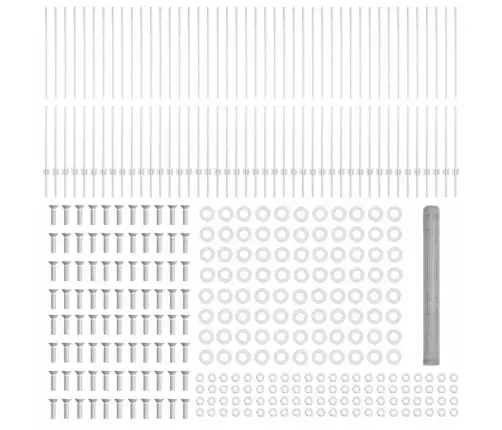 Žoga Stabi 22 Gab U-Kanāls 150 Cm Galvanizēts Tērauds Vidaxl