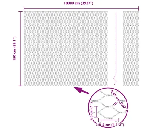 Žoga Stabi 22 Gab U-Kanāls 150 Cm Galvanizēts Tērauds Vidaxl