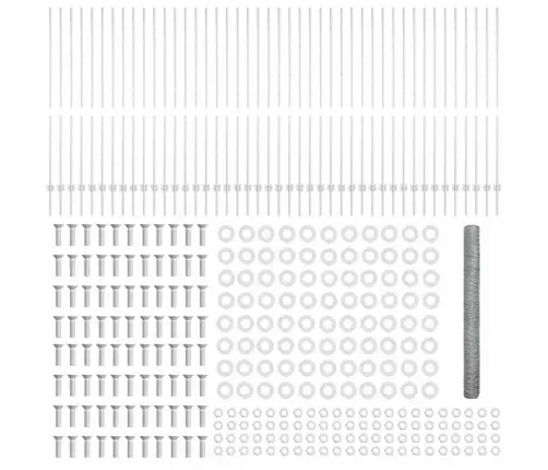 Tvora Su Stulpais Sidabro 1.6 X 100 M Plienas