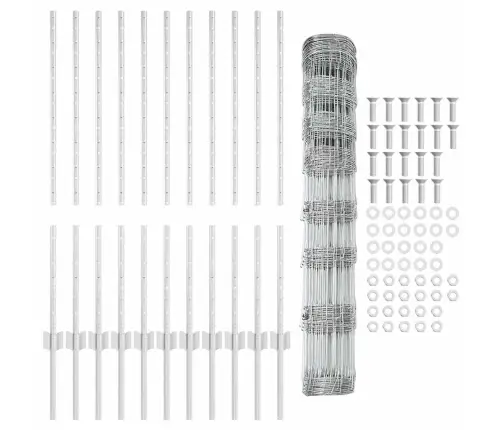 Žoga Stabi 22 Gab. U-Kanāla 100 Cm Galvanizēta Tērauda Vidaxl