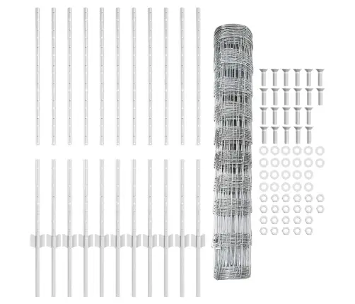 Tvora Ir Stulpas Sidabro 1 X 25 M Plienas