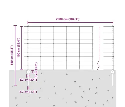 Tvora Ir Stulpas Sidabro 1 X 25 M Plienas