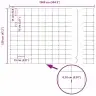 Aed Koos Postidega Hõbedane 1.2 X 25 M Teras