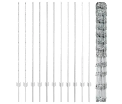 Žoga Stabi 22 Gab U-Kanāls 140 Cm Galvanizēts Tērauds Vidaxl