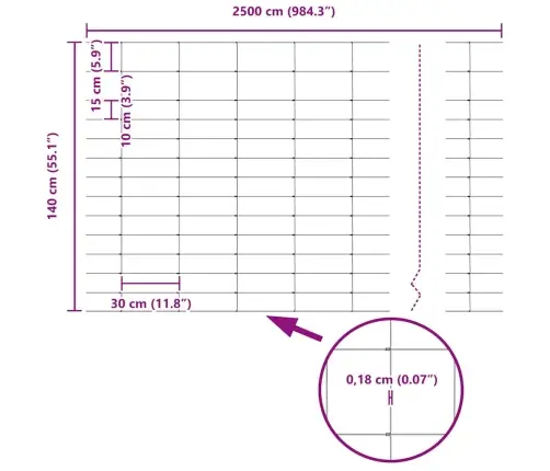 Žoga Stabi 22 Gab. U-Kanāls 140 Cm Cinkota Tērauda Vidaxl