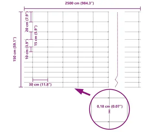 Tvora Su Stulpais Sidabro 1,5 X 25 M Plienas