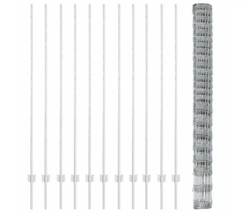 Žoga Stabi 22 Gab. U-Kanāls 160 Cm Galvanizēts Tērauds Vidaxl