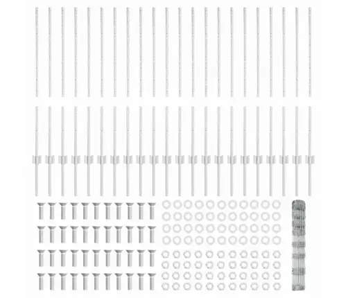Aed Koos Postiga Hõbedane 1 X 50 M Teras