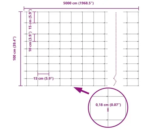 Tvora Su Stulpais Sidabro 1 X 50 M Plienas