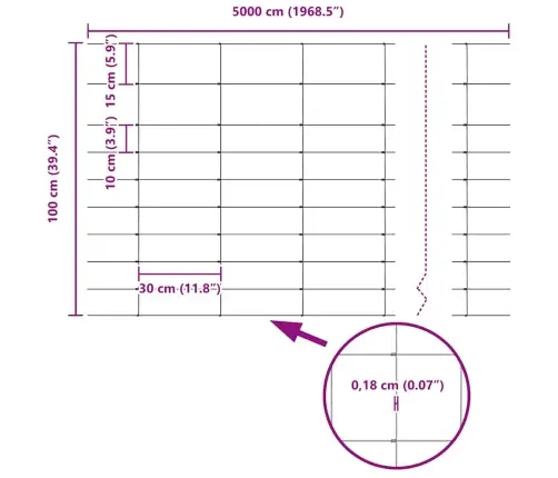 Tvora Su Stulpais Sidabro 1 X 50 M Plienas