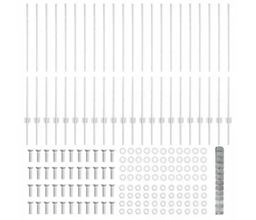 Žoga Stabi 22 Gab. U-Kanāls 120 Cm Cinkots Tērauds Vidaxl