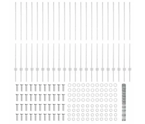 Žoga Stabi 22 Gab U-Kanāls 140 Cm Cinkots Tērauds Vidaxl