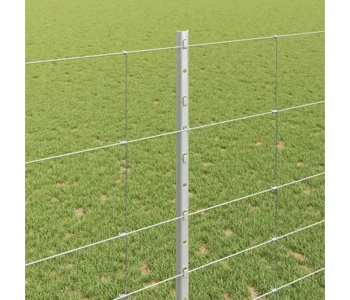 22 Gab. U-Veida Žogu Stabi 140 Cm Galvanizēts Tērauds Vidaxl