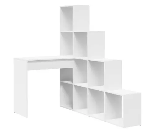 Kampinis Rašomasis Stalas Balta 101,5 X 149,5 X 149,5 Cm