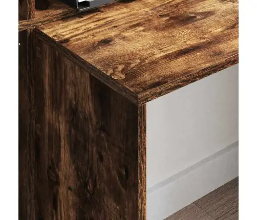 Galds Dūmakaina Ozolkoka 138.5 X 55 X 143 Cm Inženierijas Koks Vidaxl