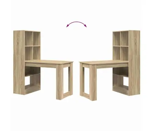 Stalas Sonoma Ąžuolas 122 X 67 X 145 Cm Apdirbta Mediena