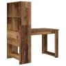 Galds Ar Plauktu Ar Uzglabāšanu Vecs Koks 122 X 67 X 145 Cm Vidaxl