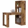 Galds Ar Plauktu Ar Uzglabāšanu Vecs Koks 122 X 67 X 145 Cm Vidaxl