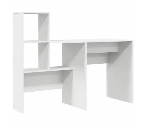 Galds Balts 131.5 X 50 X 106.5 Cm Inženierijas Koks Vidaxl