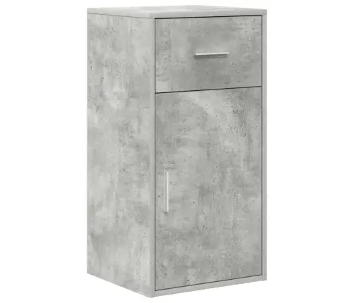 Stūra Rakstāmgalds Ar Atvilktni Betona Pelēks 102 X 50 X 75 Cm Vidaxl