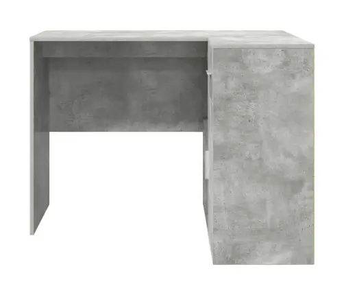 Stūra Rakstāmgalds Ar Atvilktni Betona Pelēks 102 X 50 X 75 Cm Vidaxl