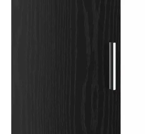 Galds Ar Uzglabāšanu 2 Pcs Melns Ozols 78.5 X 37 X 154.5 Cm Vidaxl