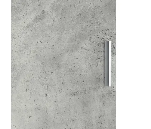 Galds Ar Uzglabāšanu 2 Pcs Betona Pelēks 78.5 X 37 X 154.5 Cm Vidaxl