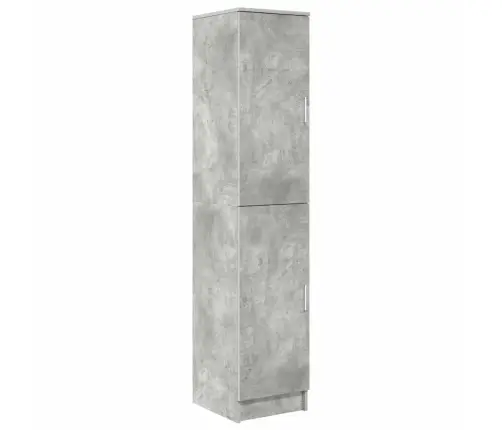 Galds Ar Uzglabāšanu 2 Pcs Betona Pelēks 78.5 X 37 X 154.5 Cm Vidaxl